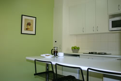 deluxe apartment kitchen melbourne